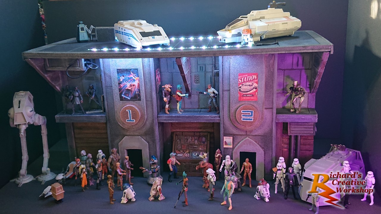 Star Wars Coruscant Landing Platform Diorama